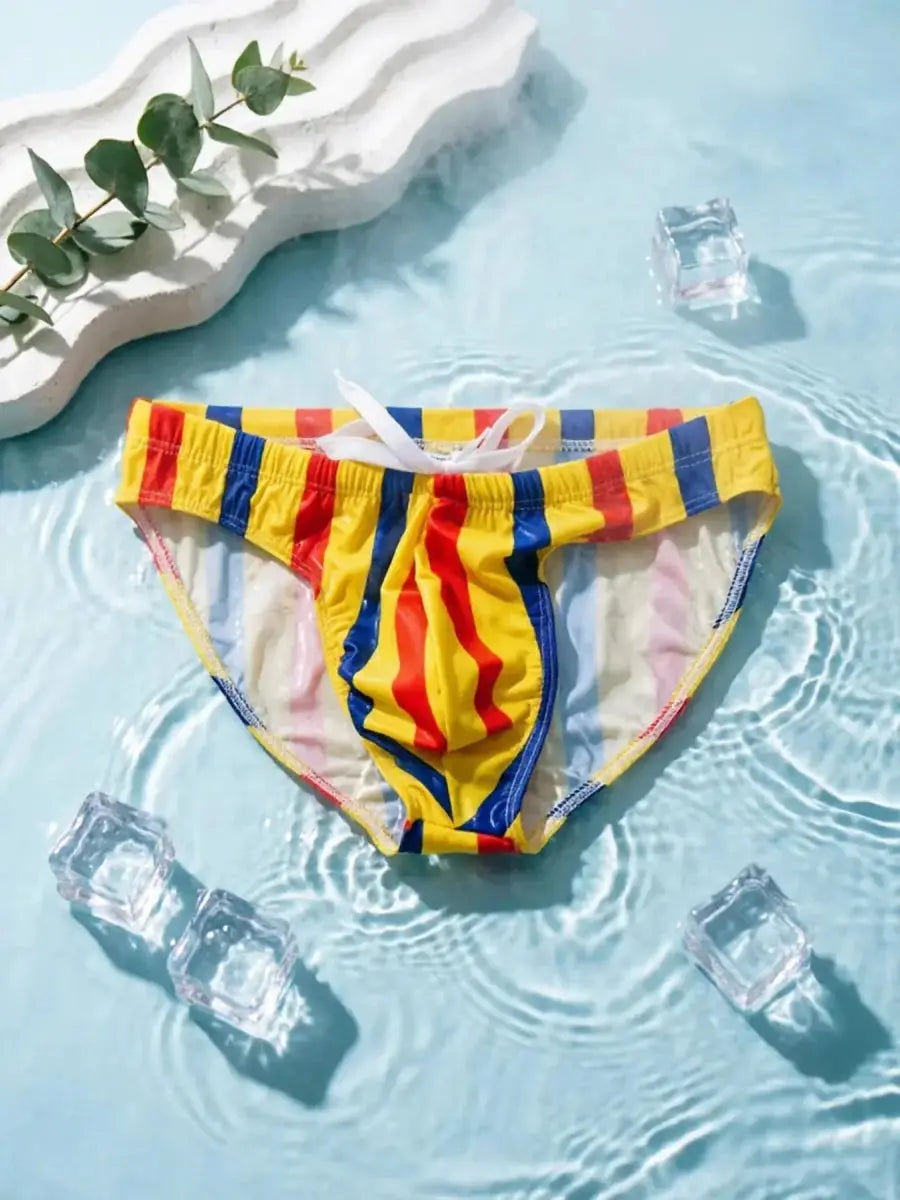 Low Waist Swim Briefs - WOWihte
