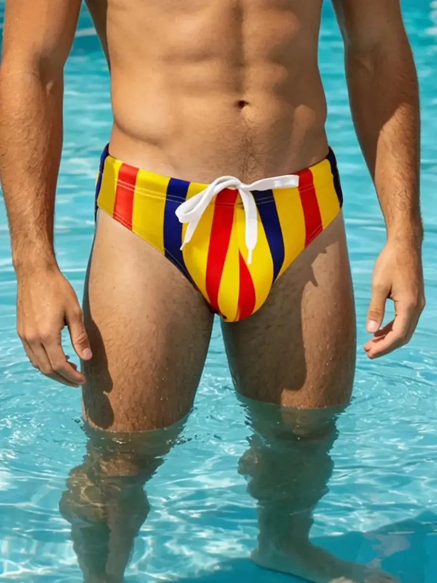Low Waist Swim Briefs - WOWihte