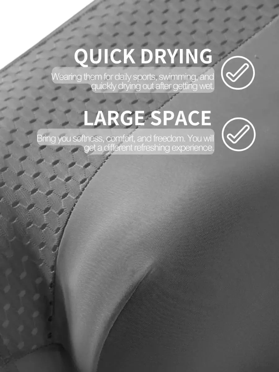 Luxury Ice Silk Mesh Boxers - WOWihte