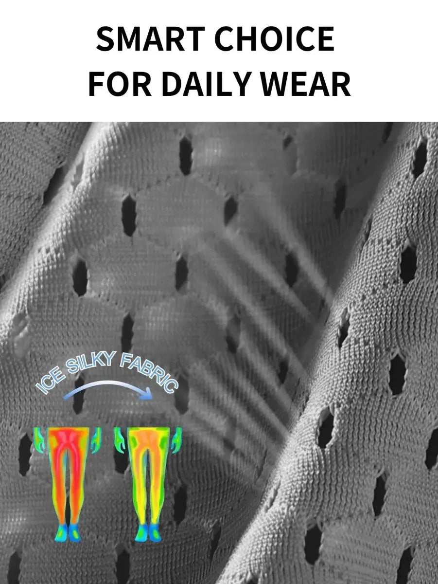 Luxury Ice Silk Mesh Boxers - WOWihte
