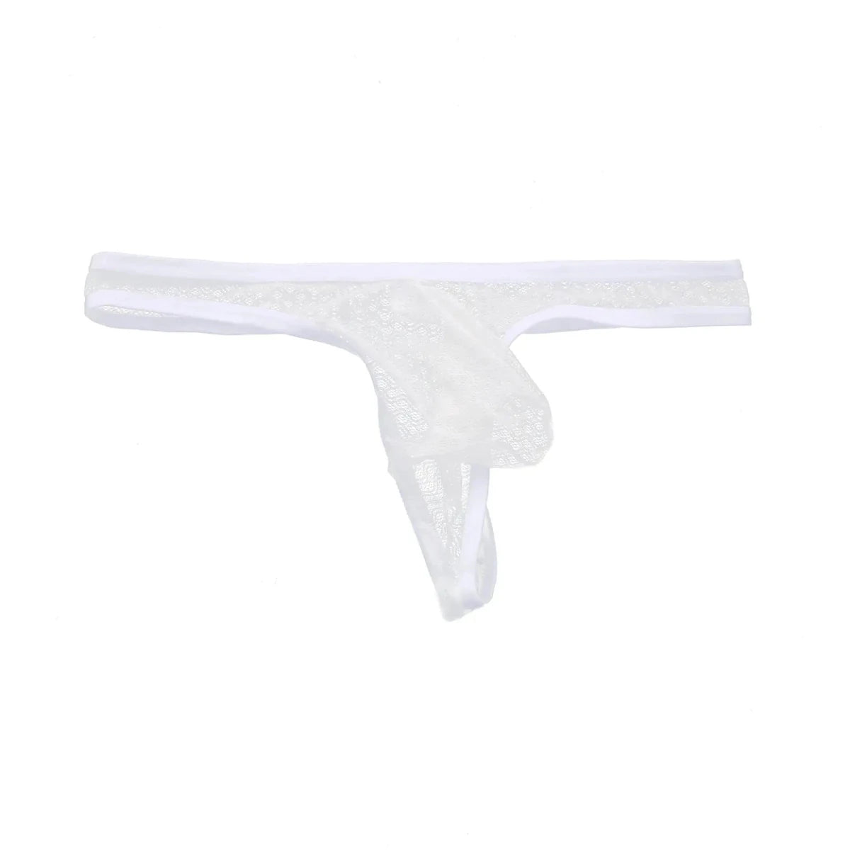 Luxury Mesh Lace Men's Thong - WOWihte