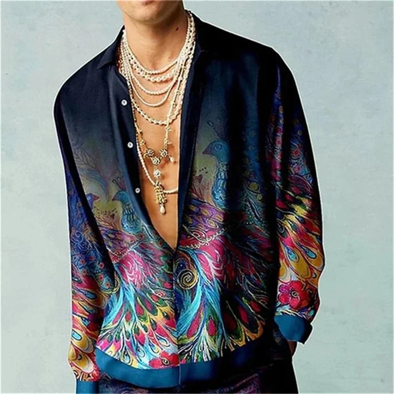 Men's 3D Printed Summer Shirt - WOWihte