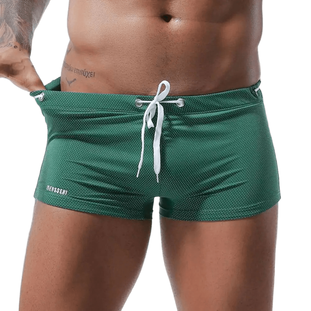 Men's Beach Swim Shorts Trunks - WOWihte