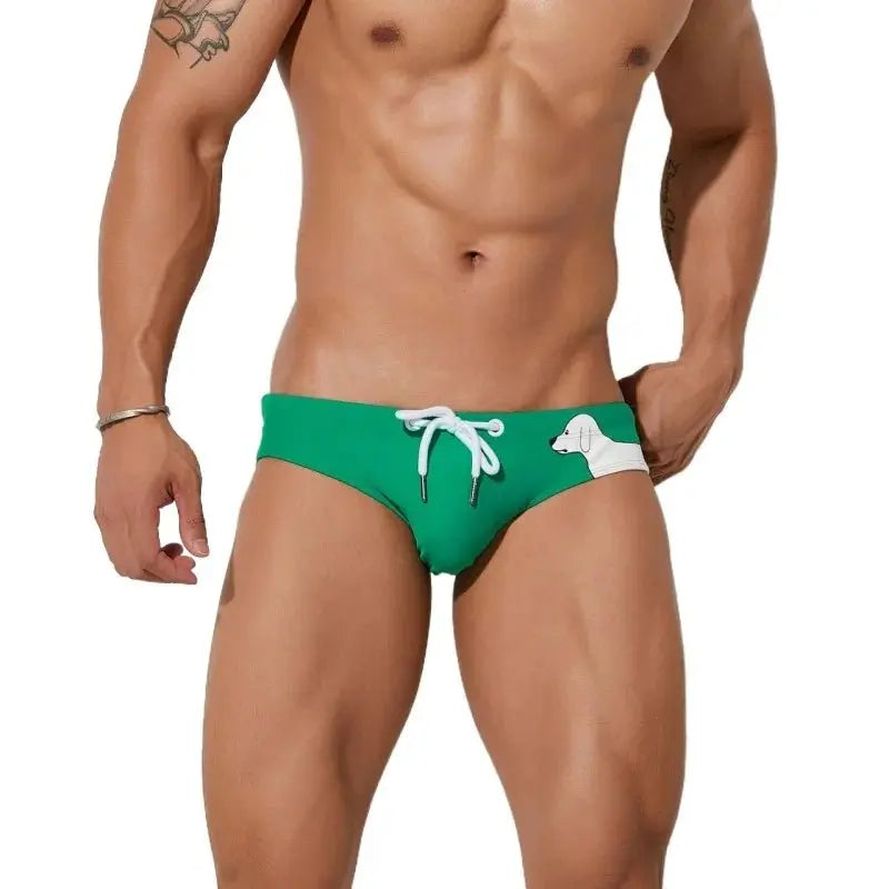 Men’s Bikini Swimwear Briefs - WOWihte