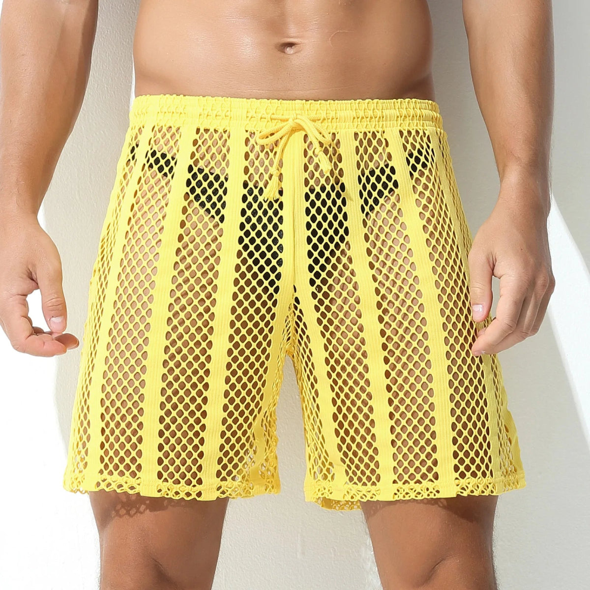 Men's Bodybuilding Gym Shorts - WOWihte