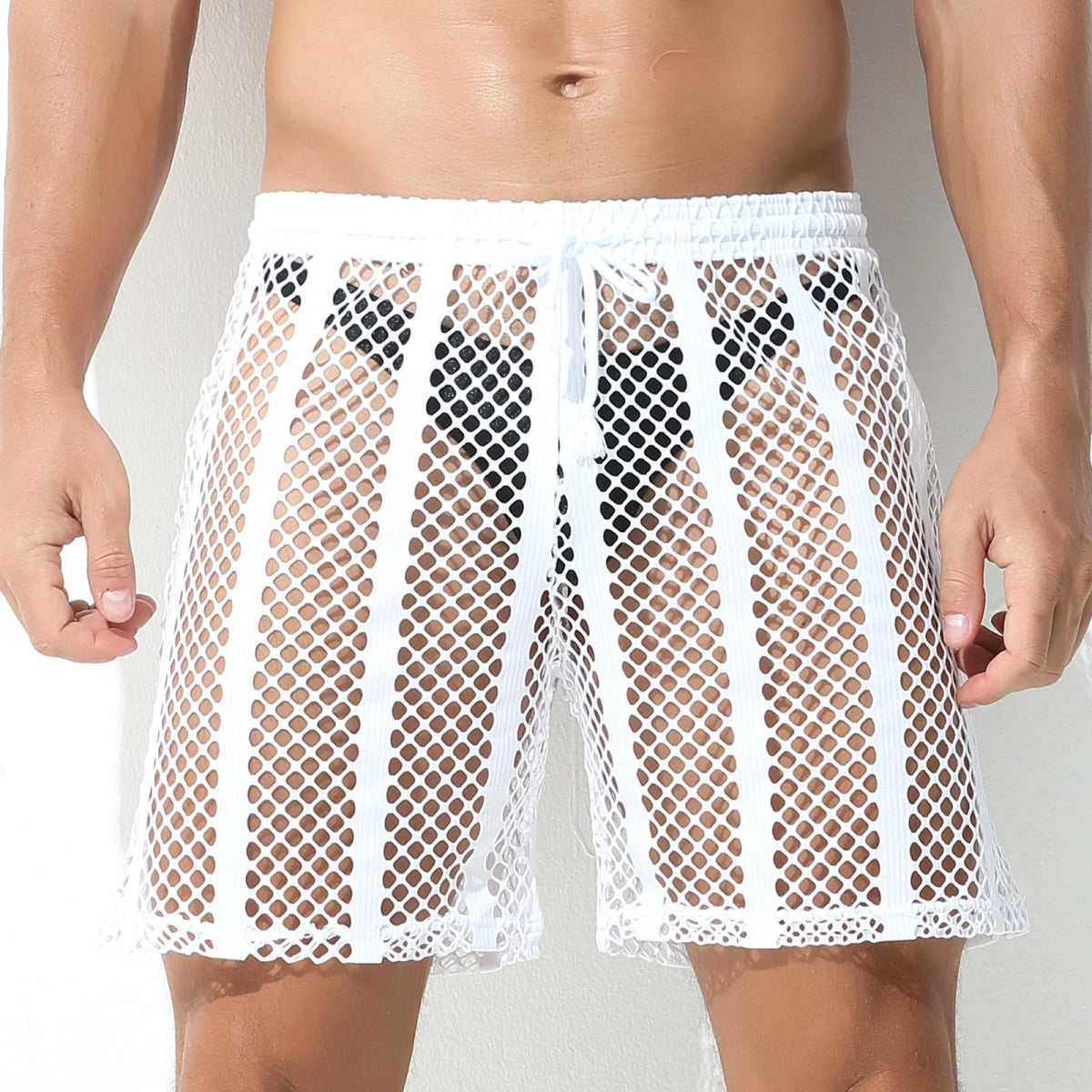 Men's Bodybuilding Gym Shorts - WOWihte