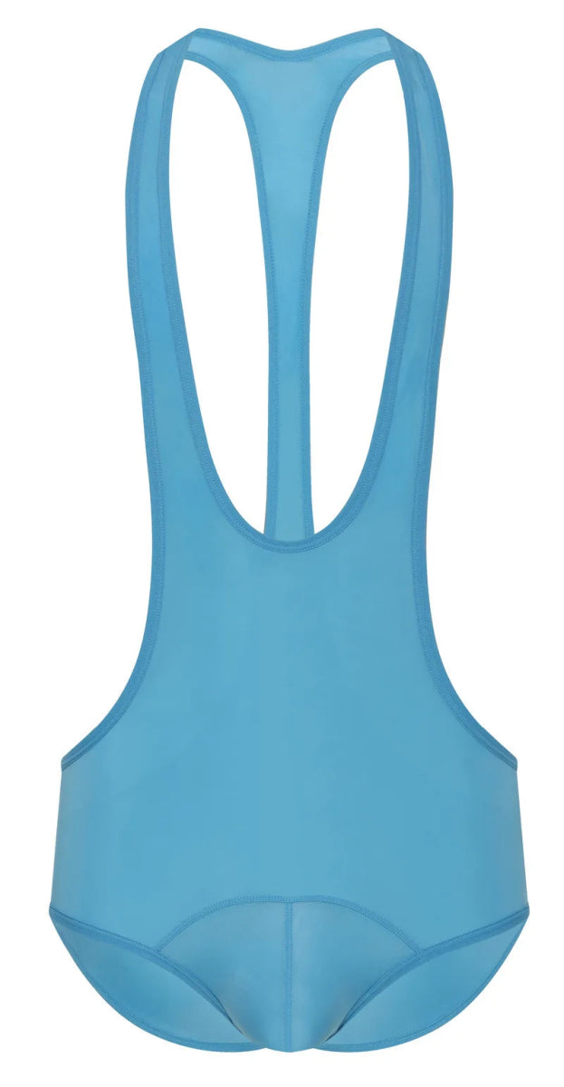 Mens Bodysuit Sleeveless Stretchy Underwear Leotard Jumpsuit - WOWihte