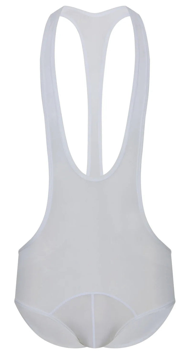 Mens Bodysuit Sleeveless Stretchy Underwear Leotard Jumpsuit - WOWihte