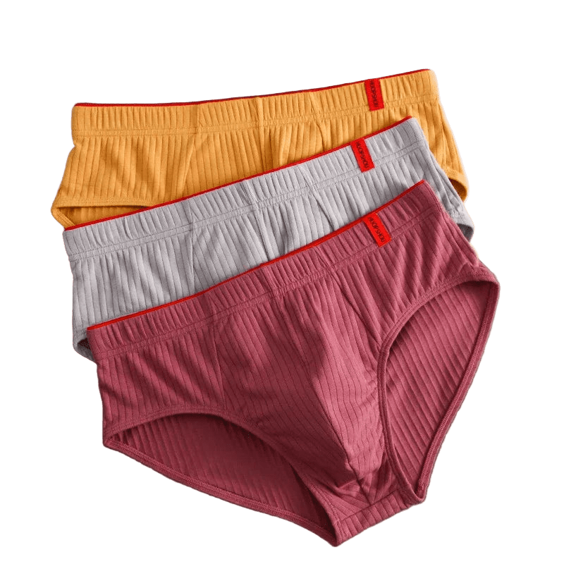 Men's Breathable Cotton Triangle Briefs - WOWihte