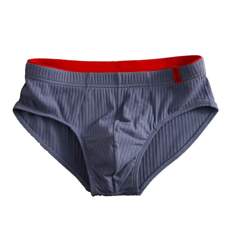 Men's Breathable Cotton Triangle Briefs - WOWihte