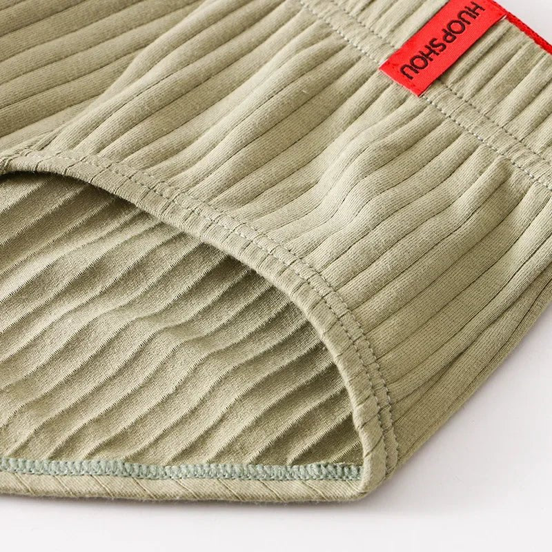 Men's Breathable Cotton Triangle Briefs - WOWihte