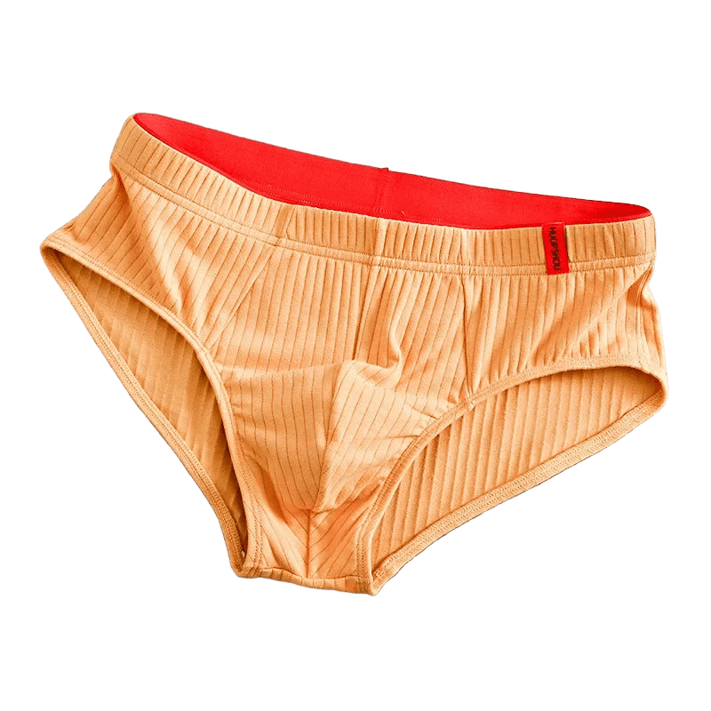 Men's Breathable Cotton Triangle Briefs - WOWihte