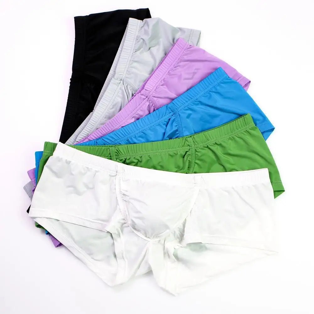 Men's Breathable Ice Silk Boxers - WOWihte