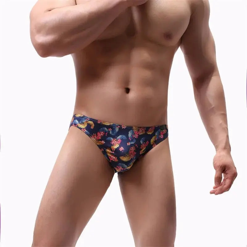 Men's Breathable Mesh Low - Rise Briefs - WOWihte