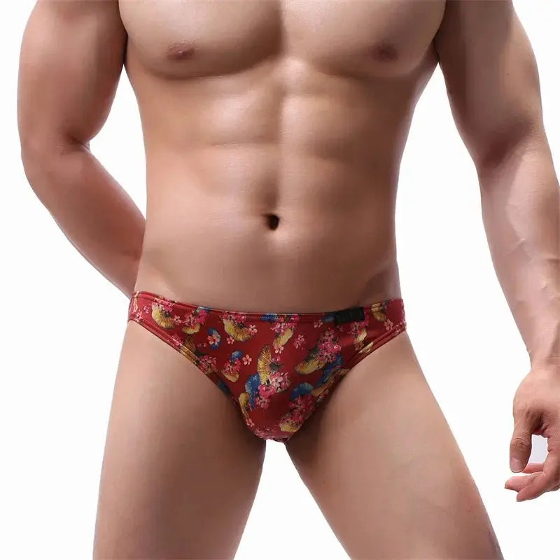 Men's Breathable Mesh Low - Rise Briefs - WOWihte