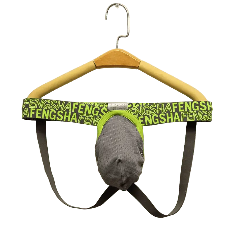 Men's Breathable Mesh Thong Underwear - WOWihte