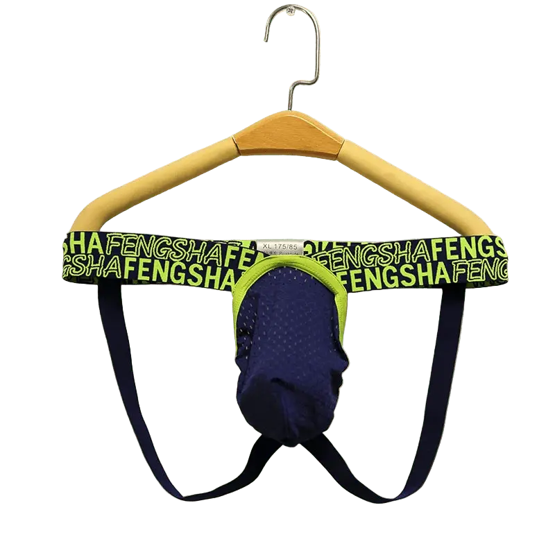 Men's Breathable Mesh Thong Underwear - WOWihte