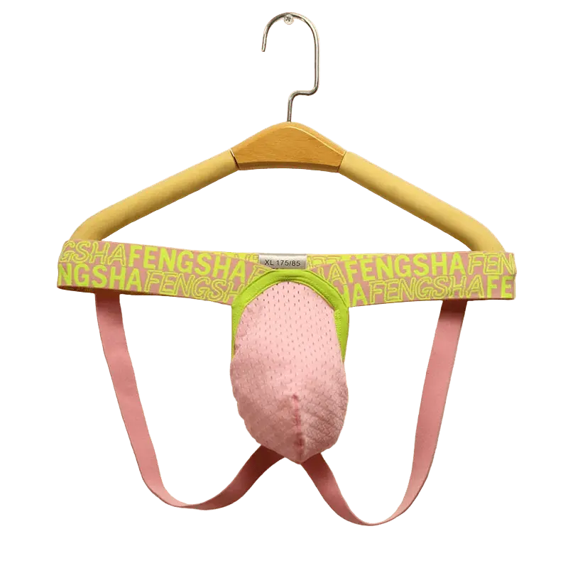 Men's Breathable Mesh Thong Underwear - WOWihte