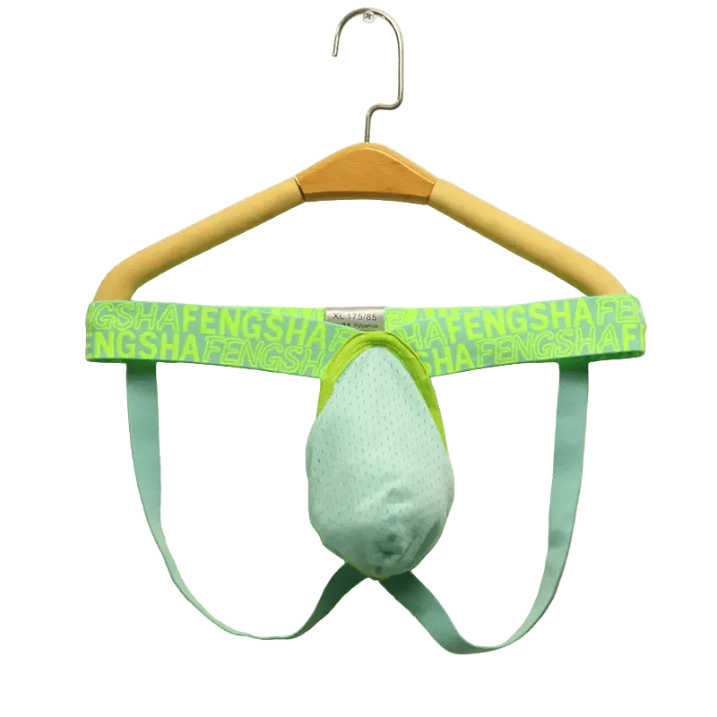 Men's Breathable Mesh Thong Underwear - WOWihte
