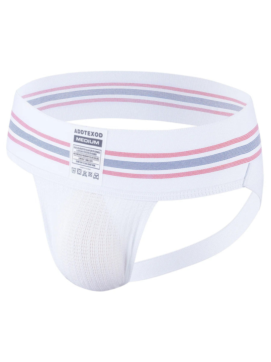 Men's Butt - Lift Athletic Jockstrap - WOWihte