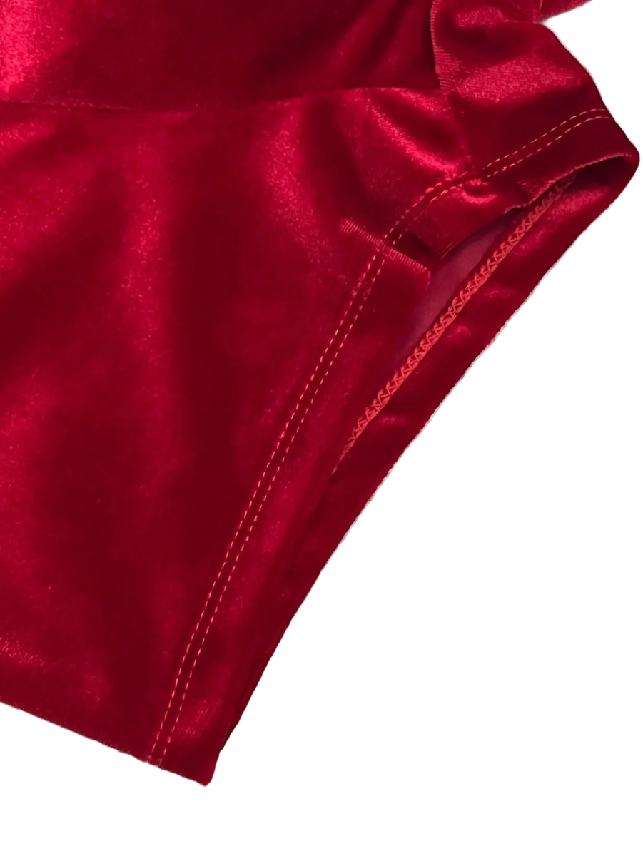 Mens Christmas Velvet Boxer Shorts - WOWihte