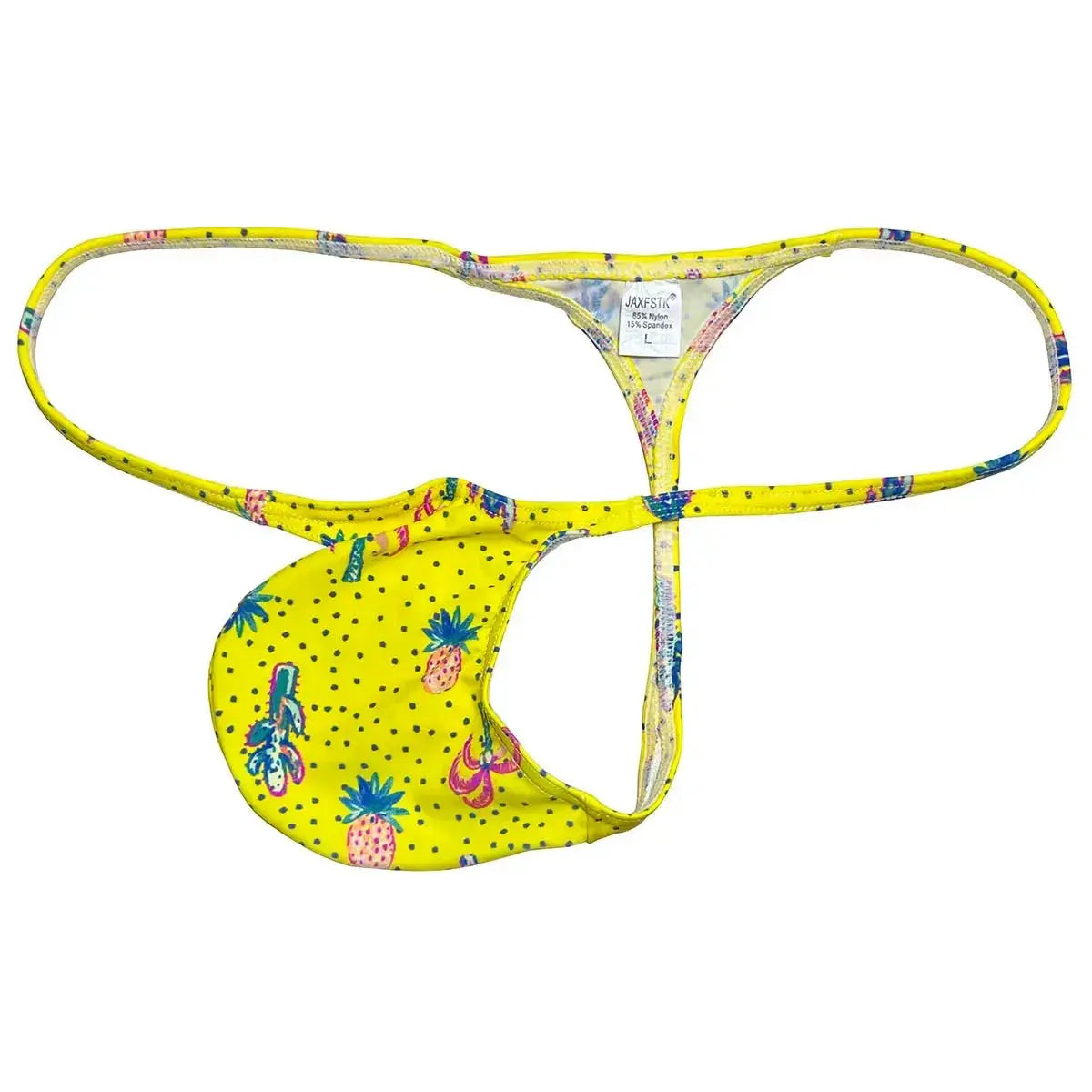 Men's Contour Pouch Beach Thong - WOWihte