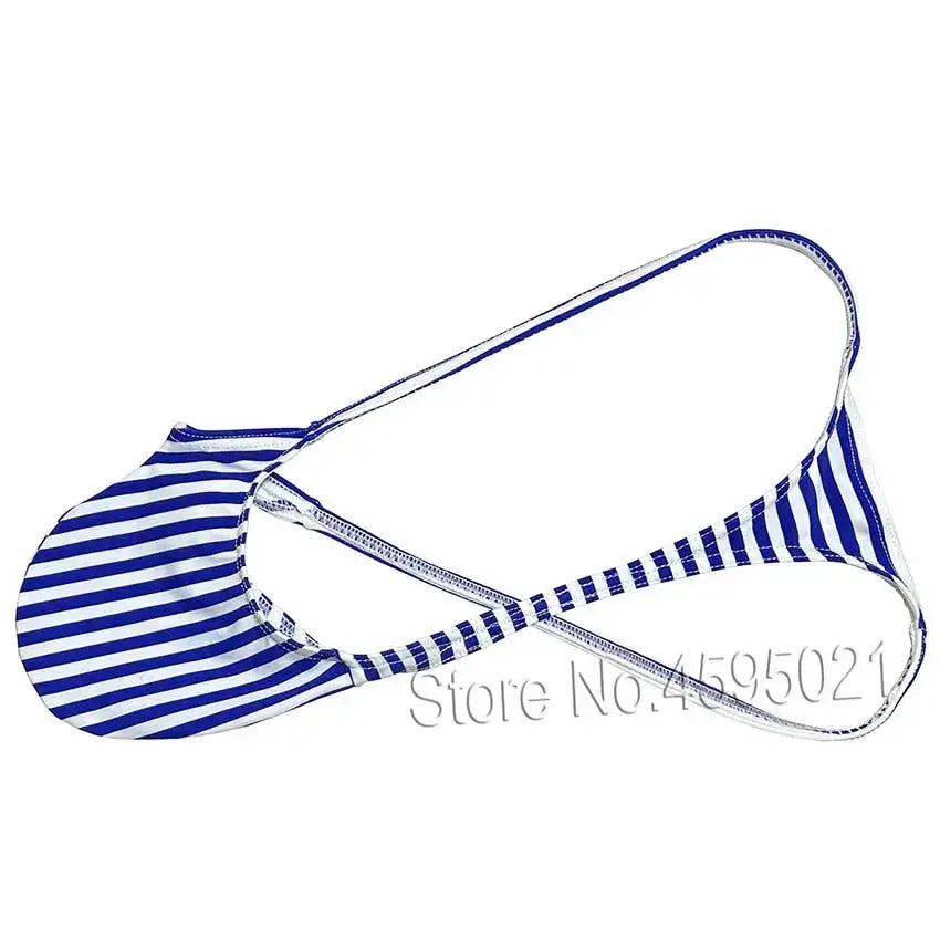Men's Contour Pouch Beach Thong - WOWihte