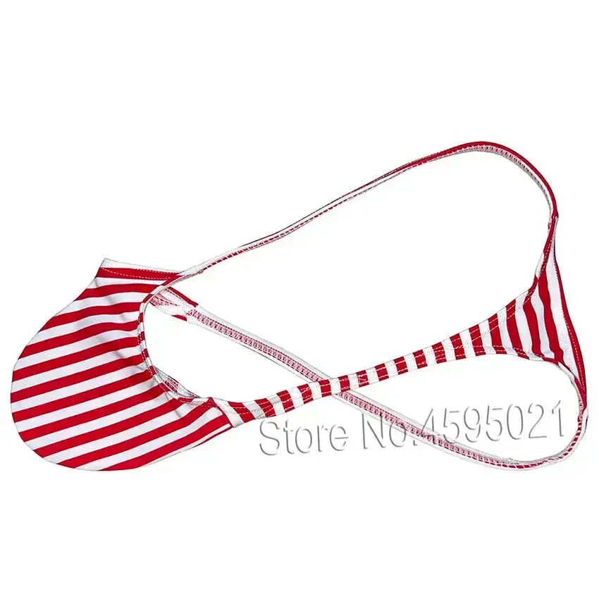 Men's Contour Pouch Beach Thong - WOWihte