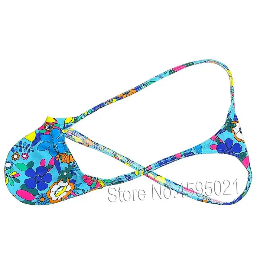 Men's Contour Pouch Beach Thong - WOWihte