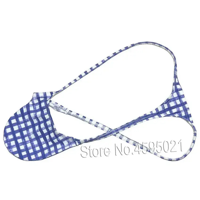 Men's Contour Pouch Beach Thong - WOWihte