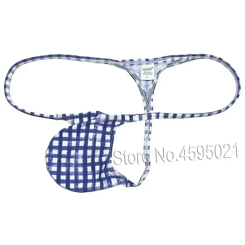 Men's Contour Pouch Beach Thong - WOWihte