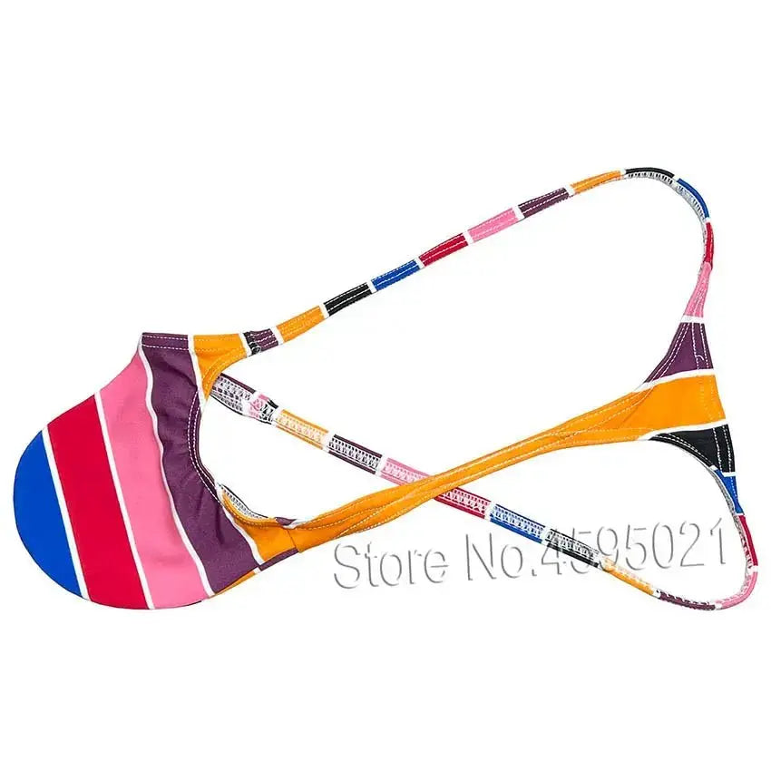 Men's Contour Pouch Beach Thong - WOWihte