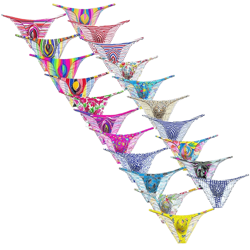 Men's Contour Pouch Cheeky Briefs - WOWihte