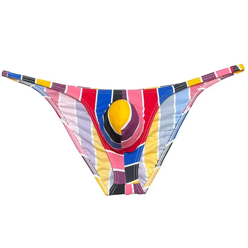 Men's Contour Pouch Cheeky Briefs - WOWihte