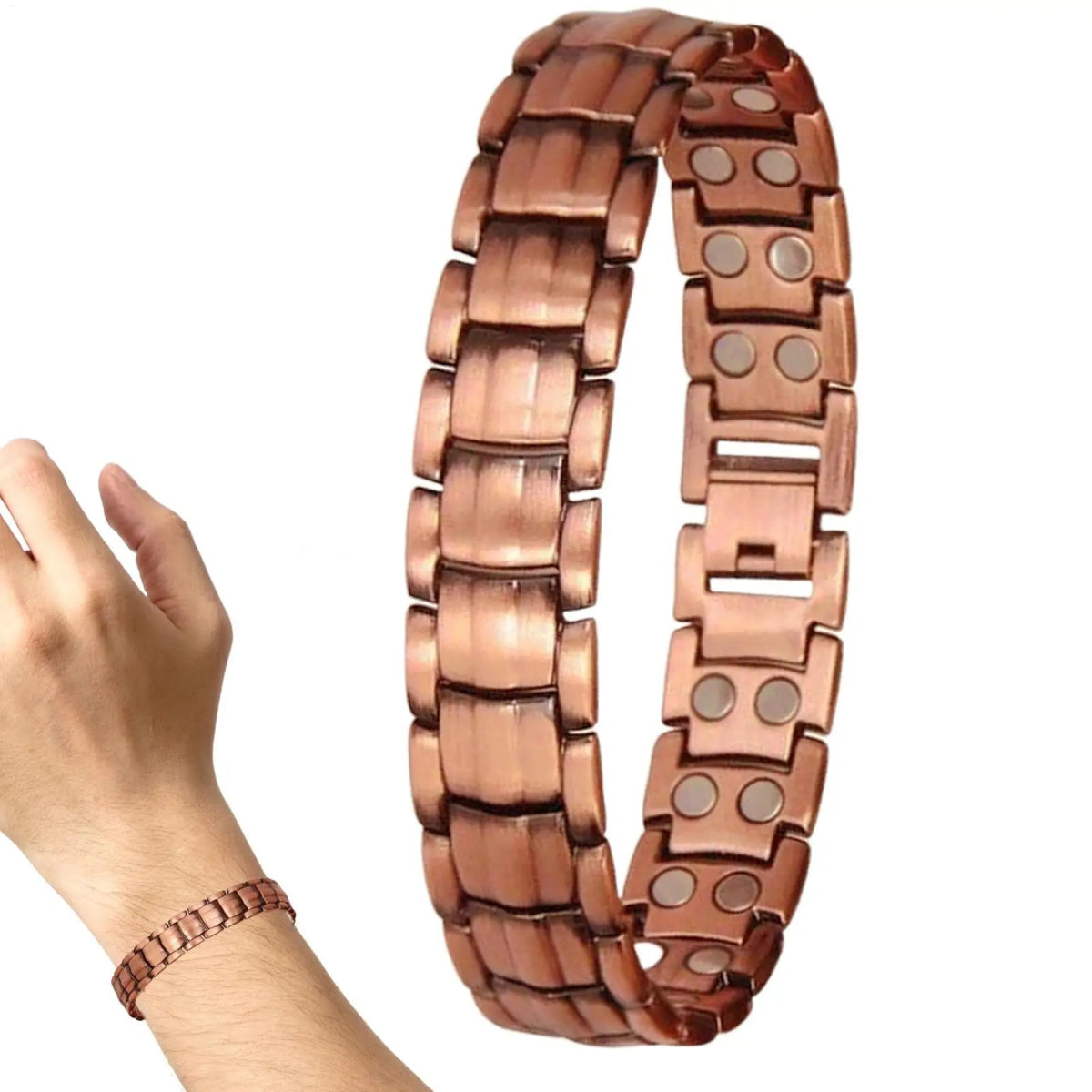 Men's Copper Magnetic Therapy Bracelet - WOWihte