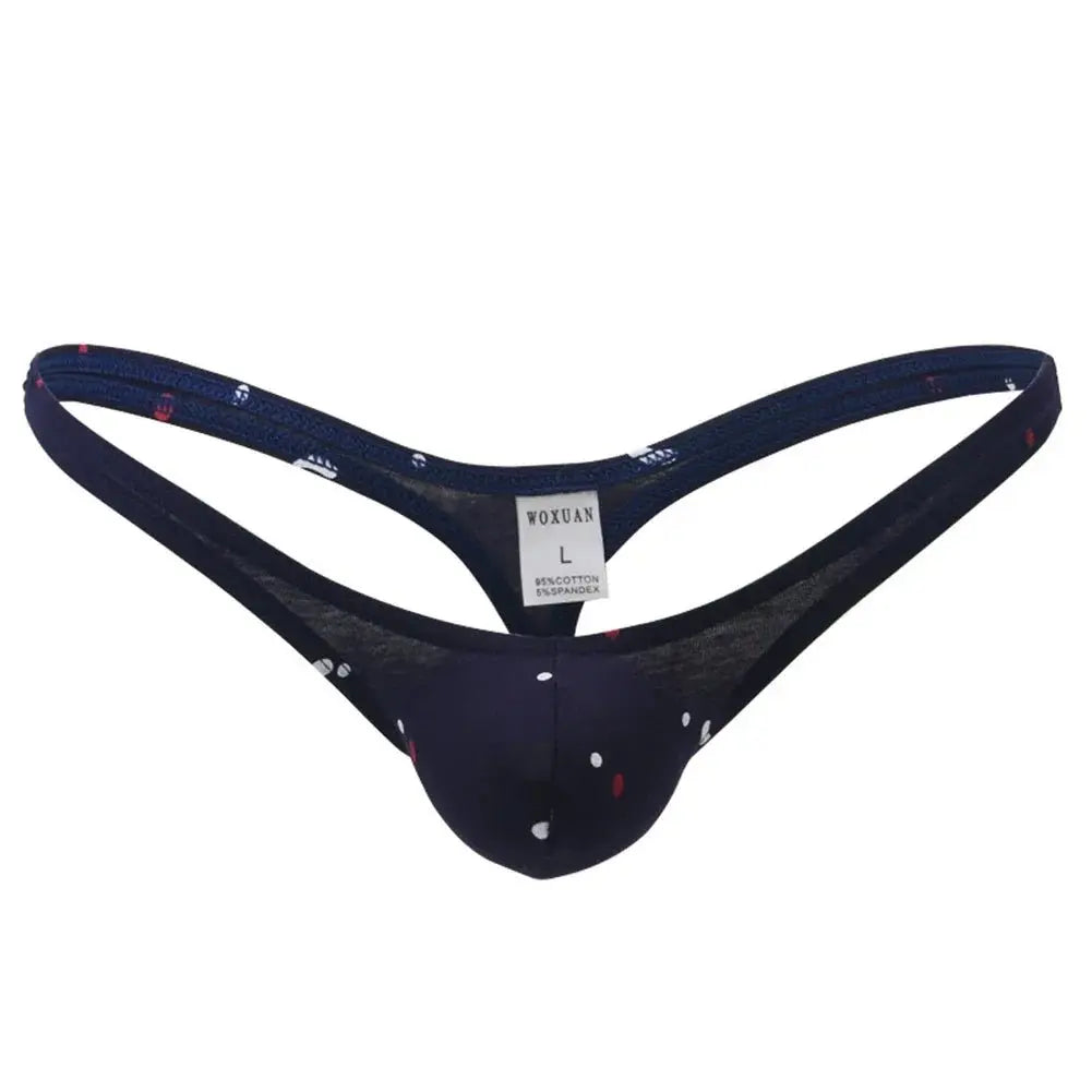 Men's Cotton Low - Rise Thong - WOWihte