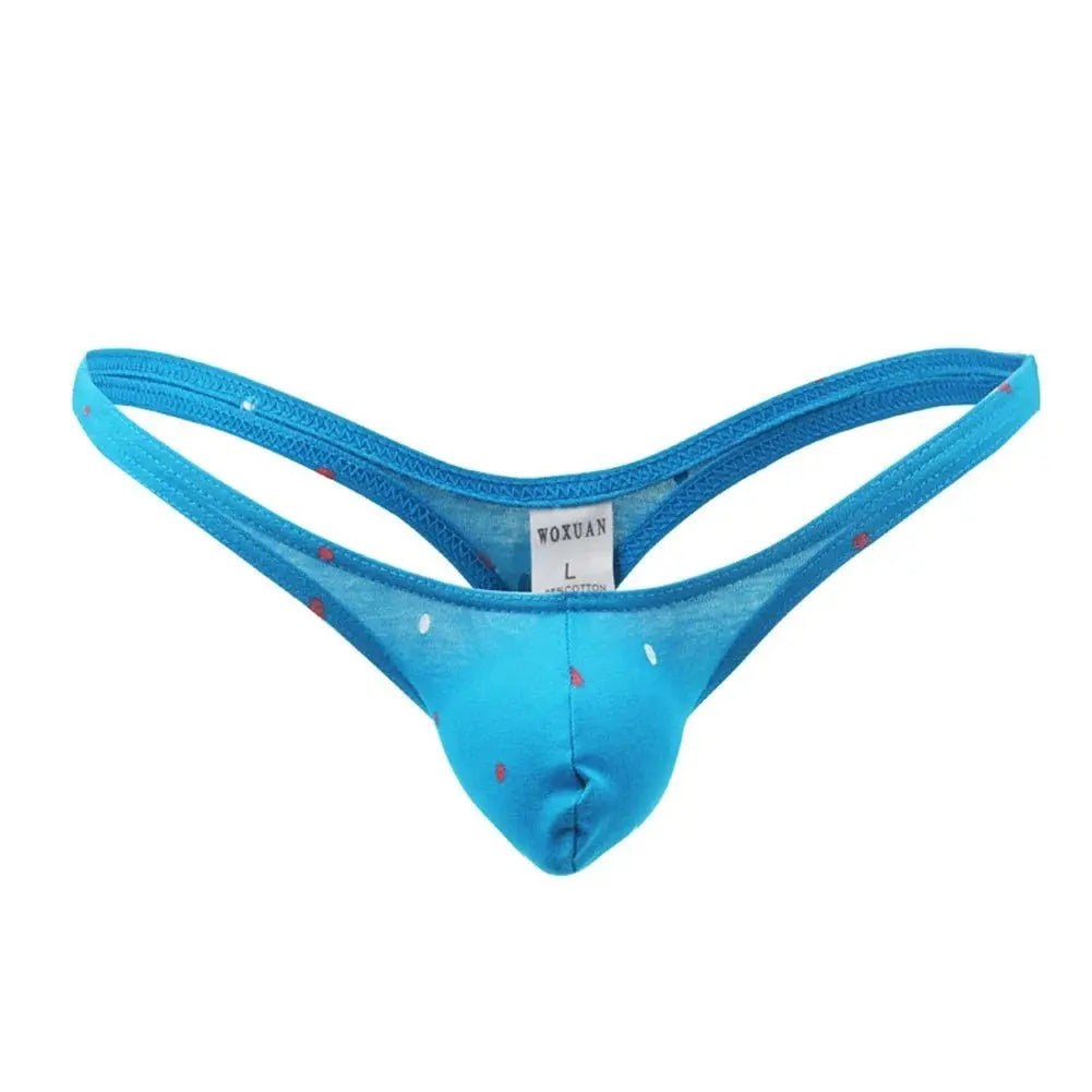 Men's Cotton Low - Rise Thong - WOWihte