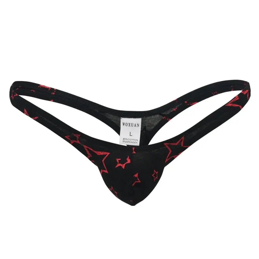 Men's Cotton Low - Rise Thong - WOWihte