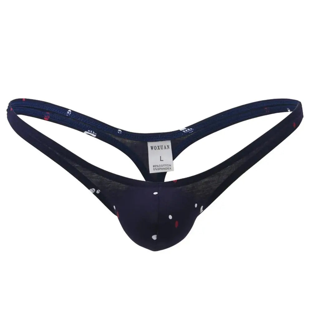 Men's Cotton Low - Rise Thong - WOWihte
