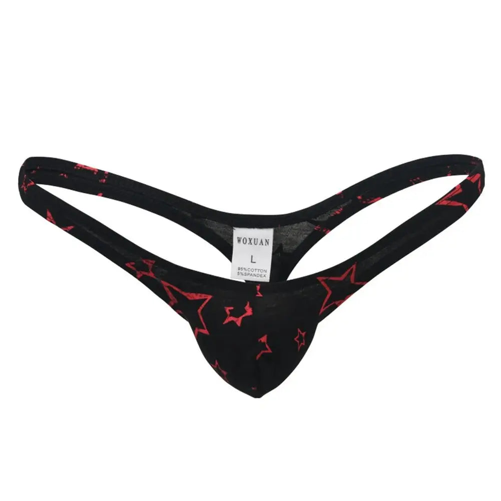 Men's Cotton Low - Rise Thong - WOWihte