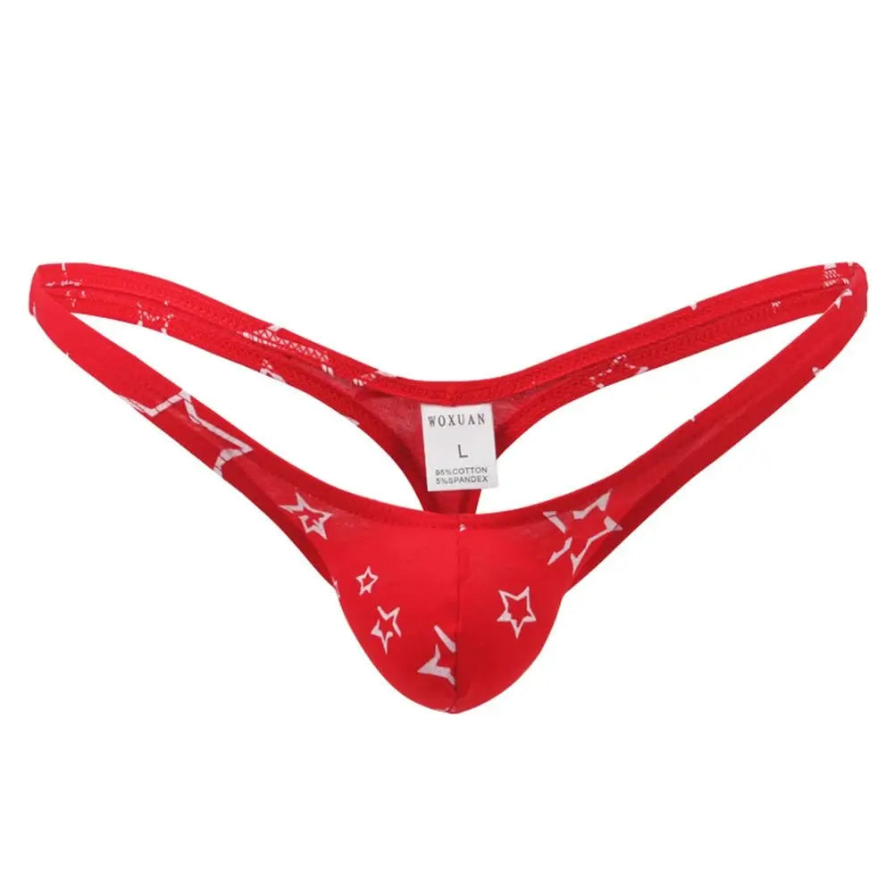 Men's Cotton Low - Rise Thong - WOWihte