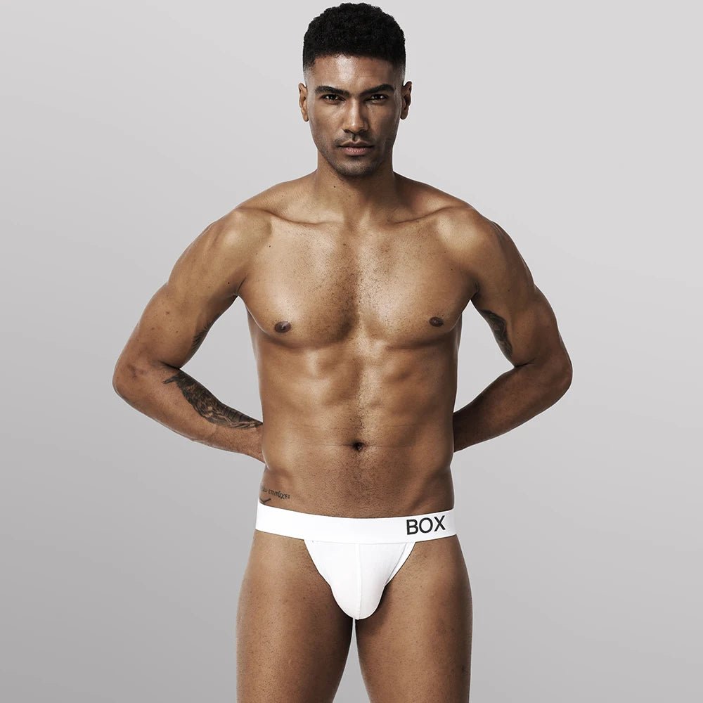 Men's Cotton Pouch Briefs - WOWihte