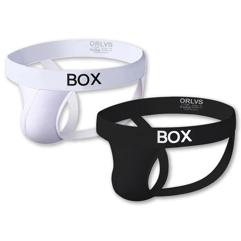 Men's Cotton Pouch Briefs - WOWihte