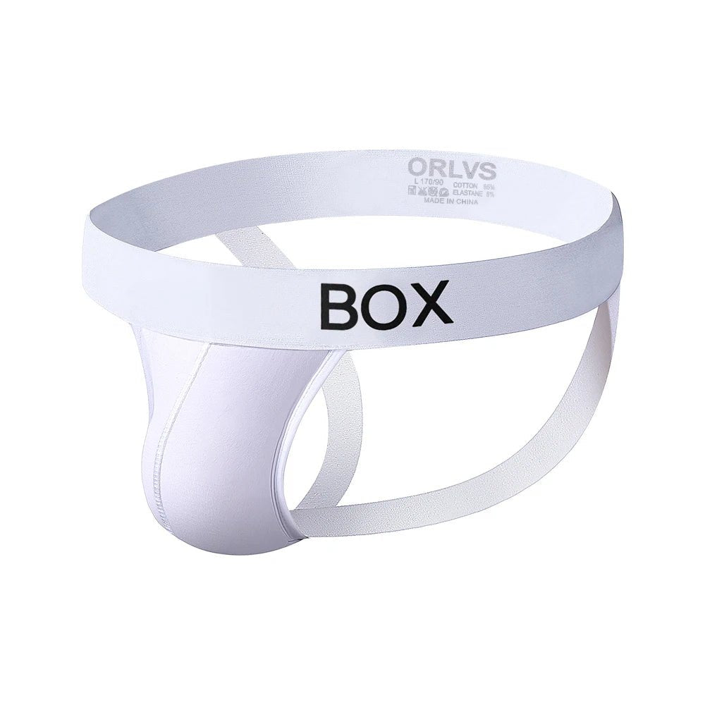 Men's Cotton Pouch Briefs - WOWihte