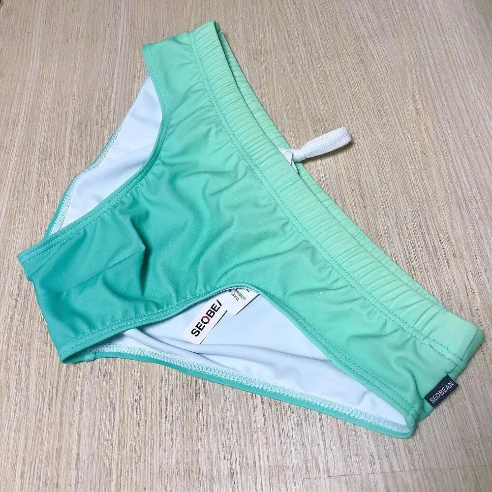 Men's Gradient Gradient Swim Briefs - WOWihte