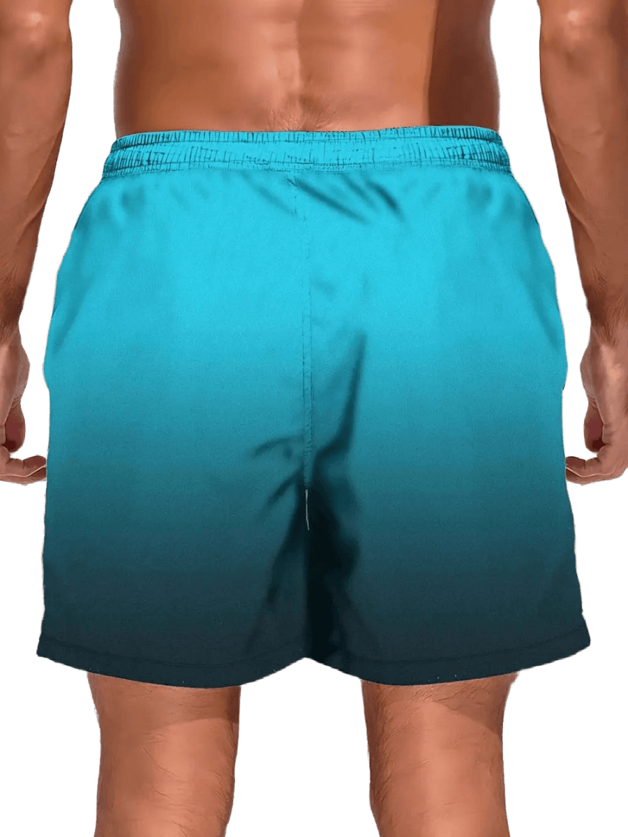 Men's Gradient Quick - Dry Shorts - WOWihte