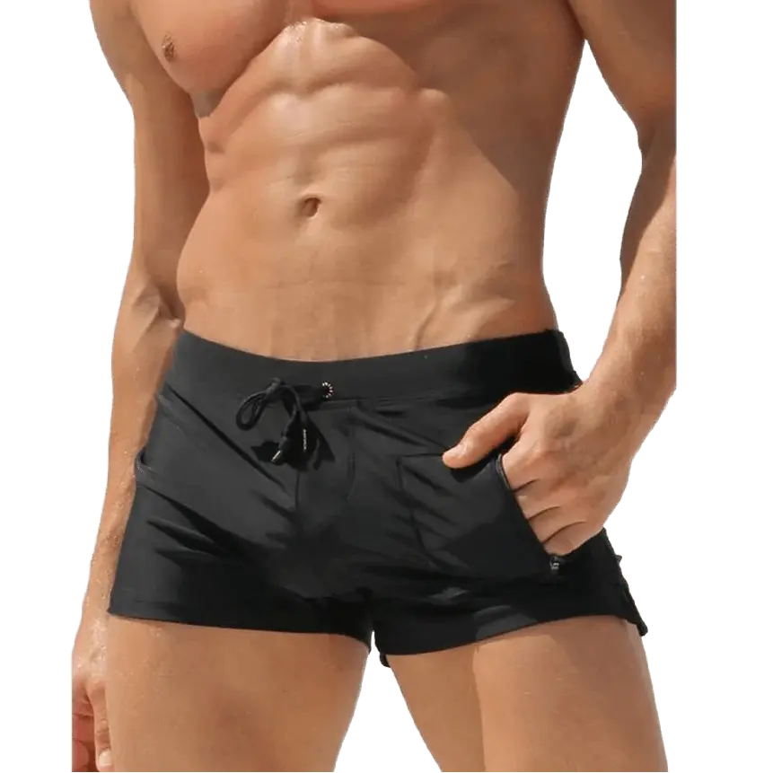 Men's High - Waist Quick - Dry Trunks - WOWihte