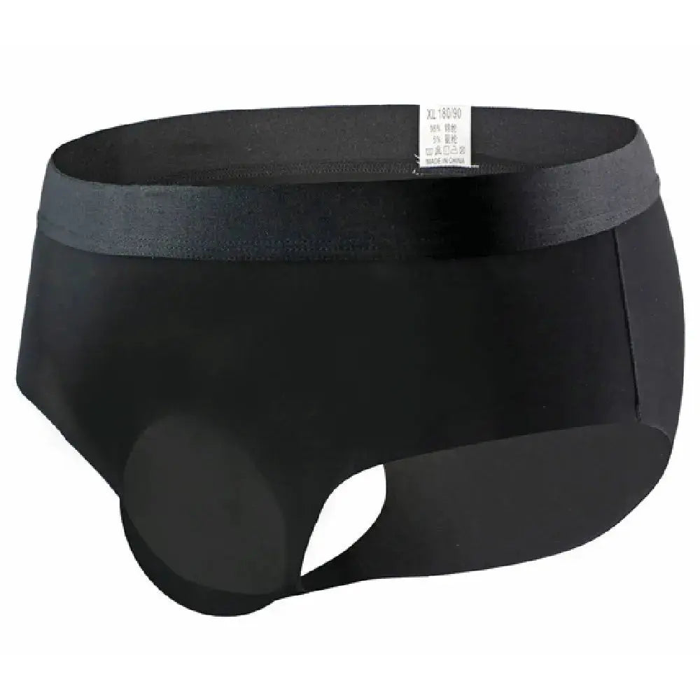 Men's Ice Silk Pouch Briefs - WOWihte