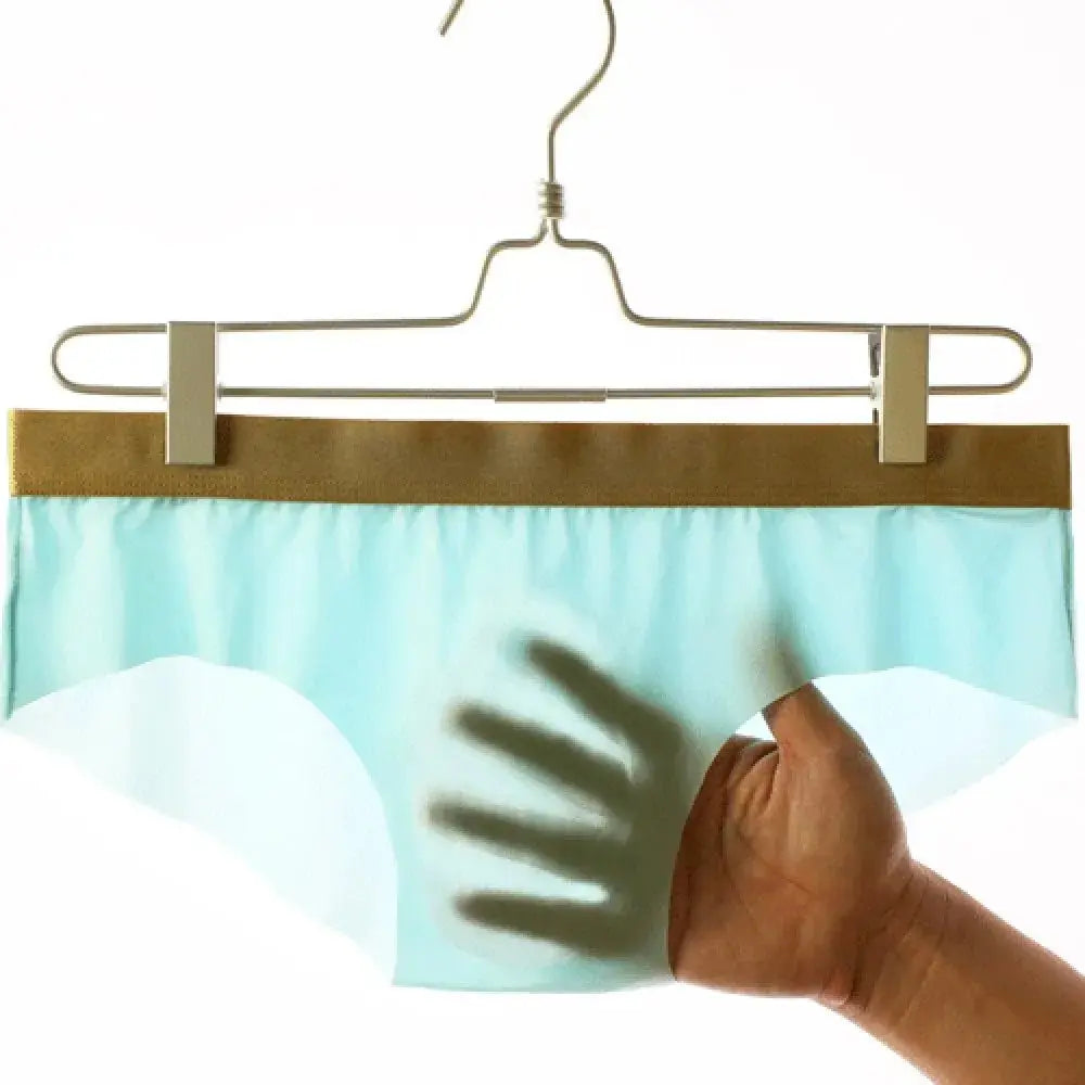 Men's Ice Silk Pouch Briefs - WOWihte