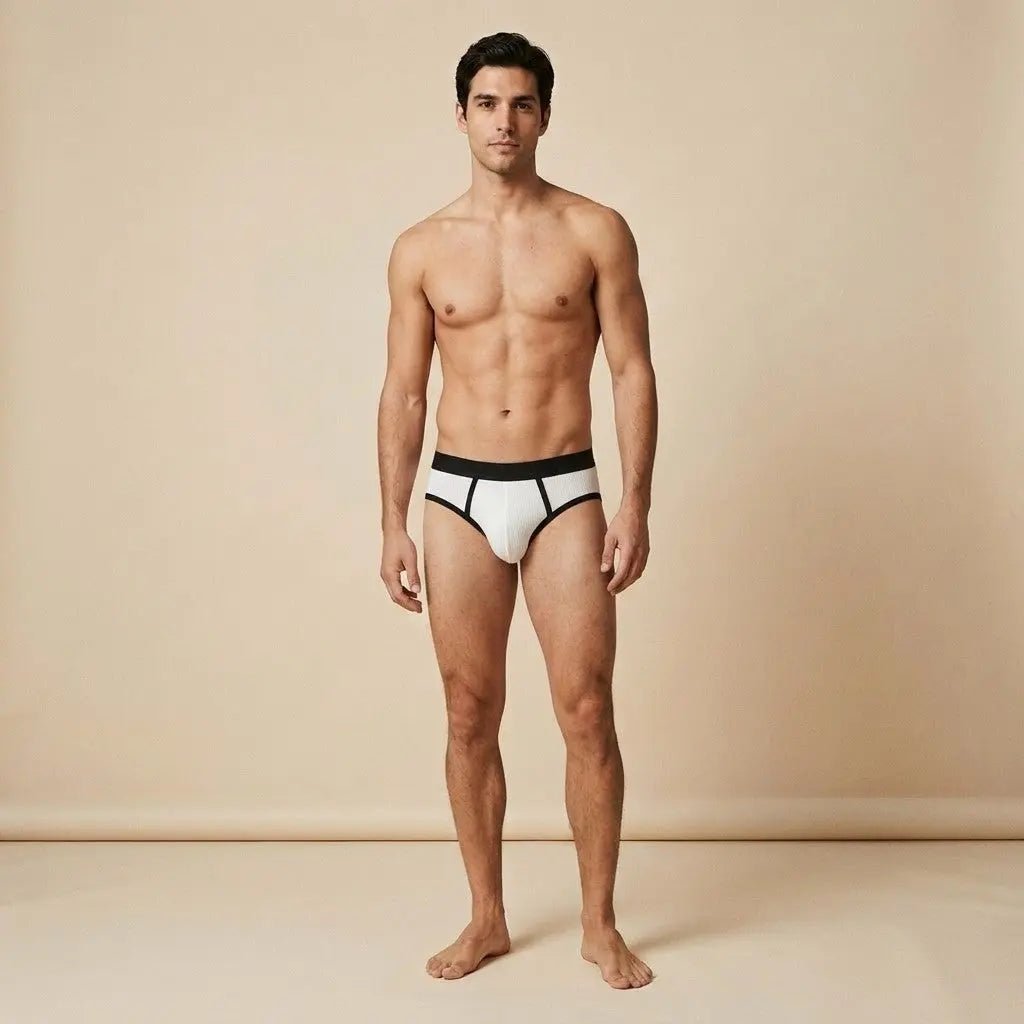 Men's Large-Pocket Sport Briefs - WOWihte